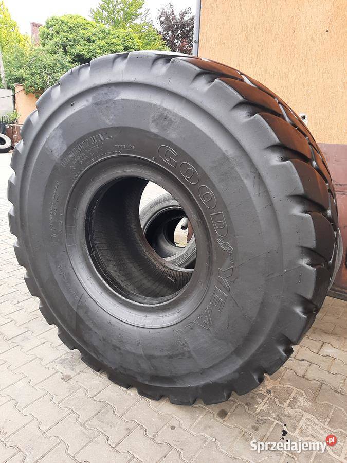 Opona używana przemysłowa 265R25 GOODYEAR GP40 Do maszyn budowlanych Zaścianki