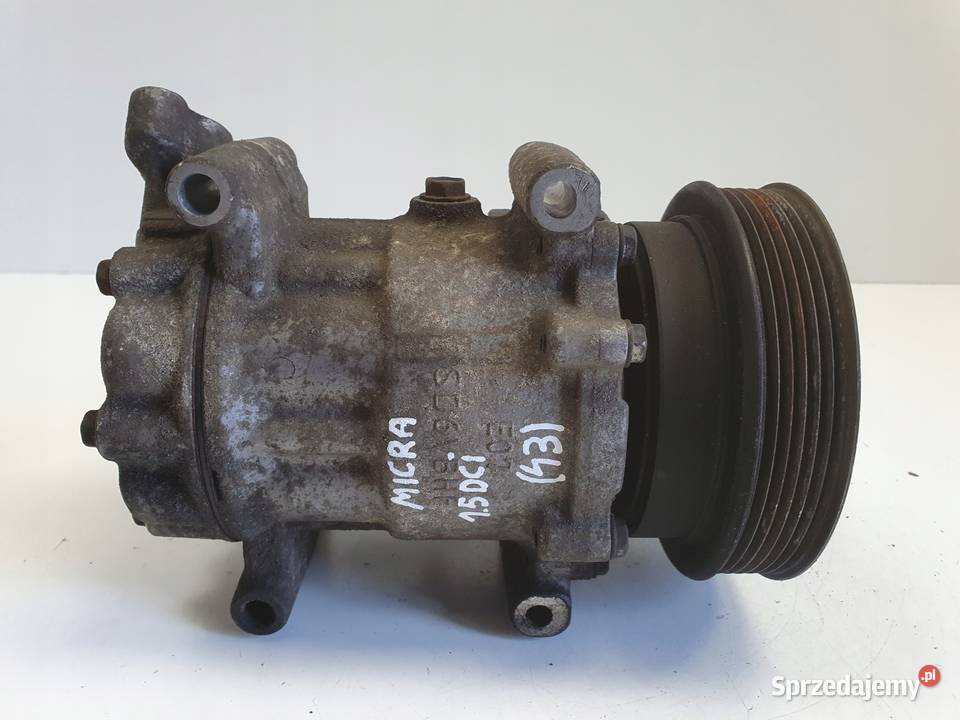 SPRĘŻARKA KLIMATYZACJI Nissan Micra K12 15 DCI Rudka