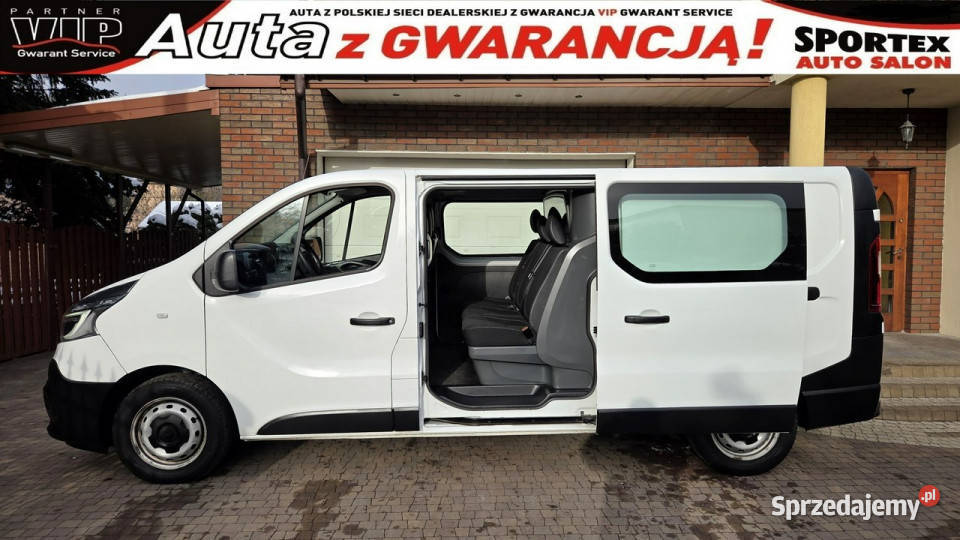 Renault Trafic 20 dci 120 6 OSÓB L2H1I WŁSalon biały Aleksandrów Łódzki