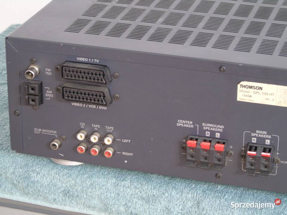 Wzmacniacz z radiem Thomson mocny i sprawny Elektronika Jasło sprzedam