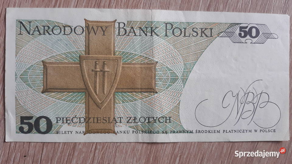 50 złotych 1 XII 1988 r seria HW wielkopolskie Konin