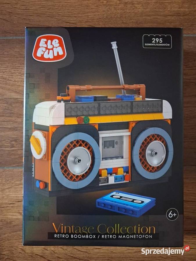 Klocki Magnetofon Retro kolorowy sprzedam