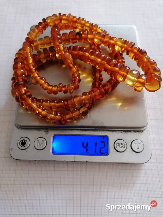 Naszyjnik Bursztyn Vintage