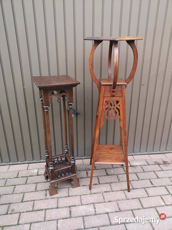 Kwietnik Dębowy Antyk Stary W Stanie Okazja