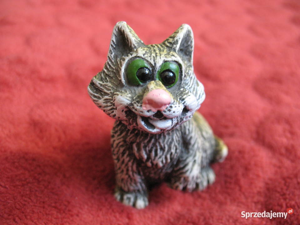 Kot Stara Figurka twarda masa 5 x 5 x 4 sprzedam