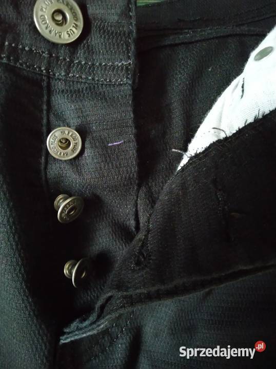 spodnie męskie czarne cienkie wzorek 3030 76 Odzież codzienna Warszawa