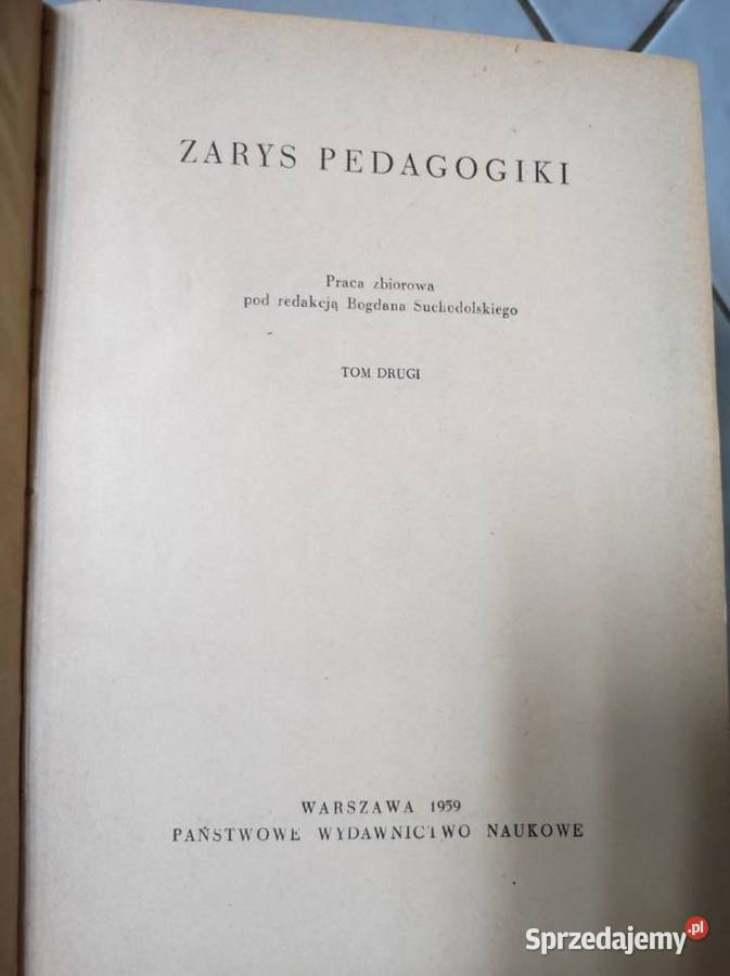 Zarys pedagogiki tom 1 i 2 medycyna Bogdan