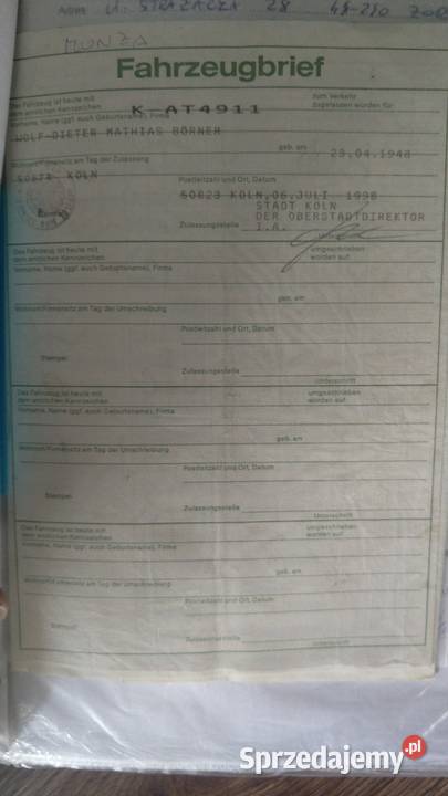 Opel MONZA 86 25 R6 Żory