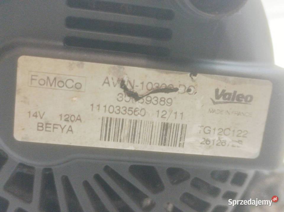 ALTERNATOR 16 TDCI Ford Fiesta Mk7 20082016