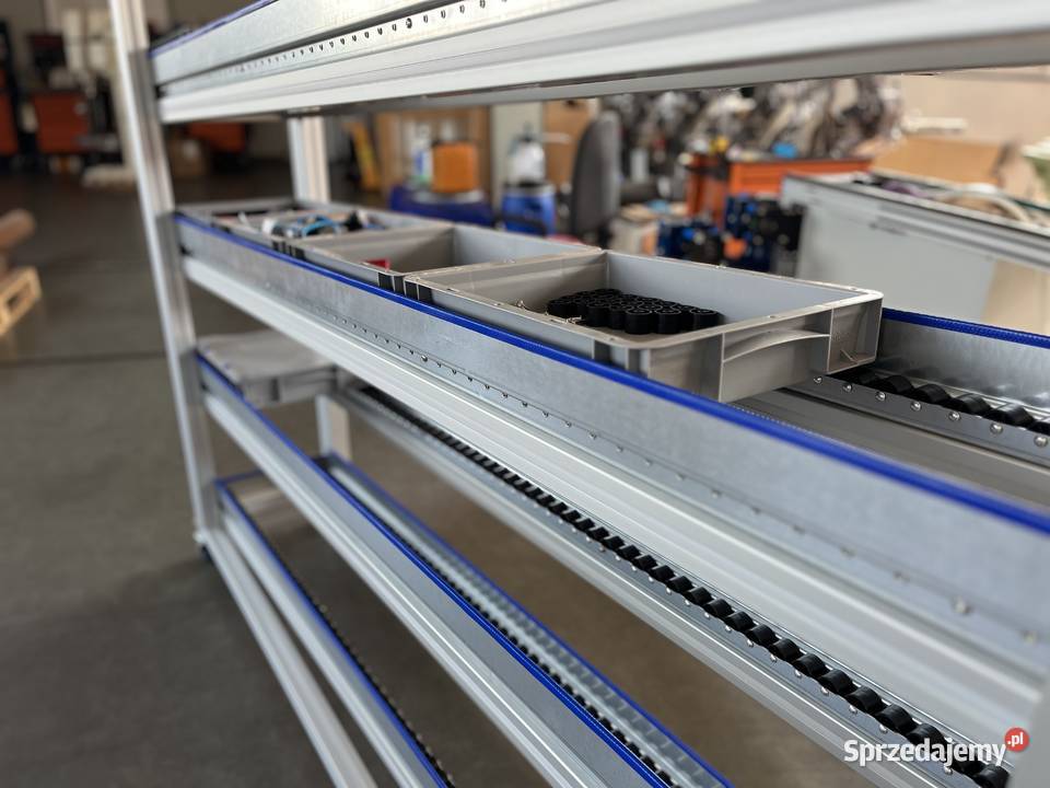 Regał przepływowy FIFO 20x Euro 300x400