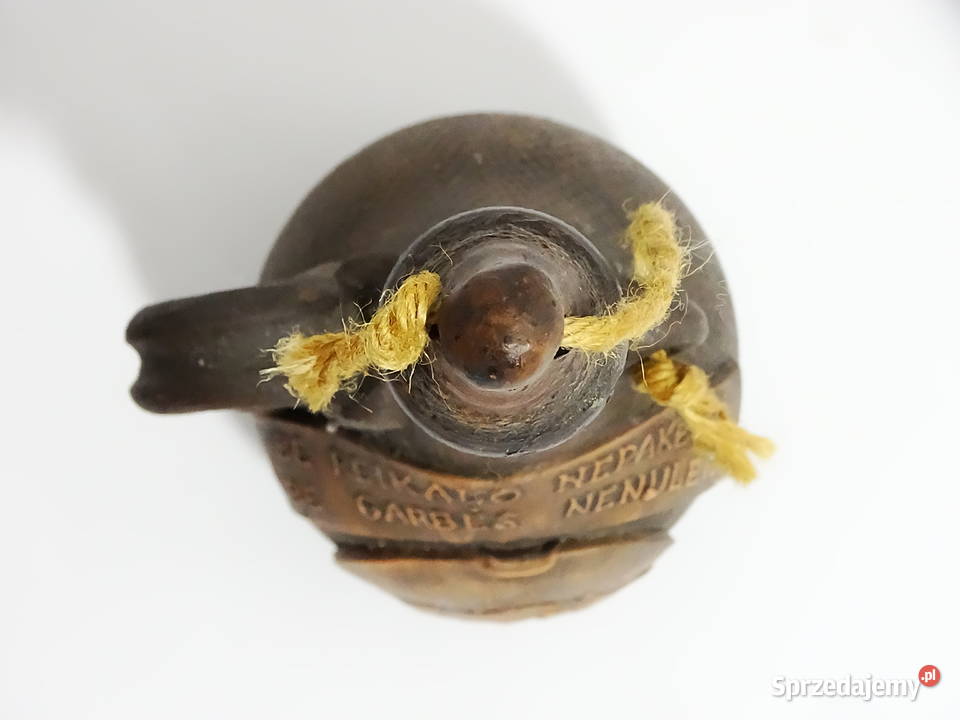 Myśliwski dzbanek ceramiczny dekoracyjny motyw Biłgoraj