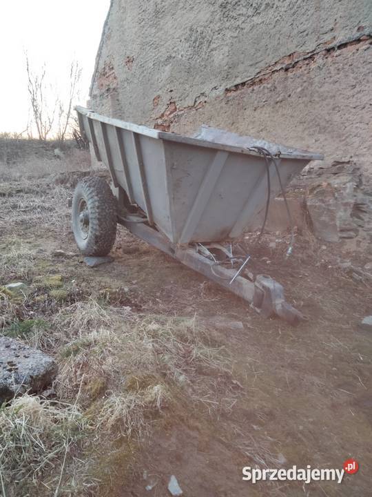 Przyczepa wywrotka Zremb jedno osiowa Łagiewniki