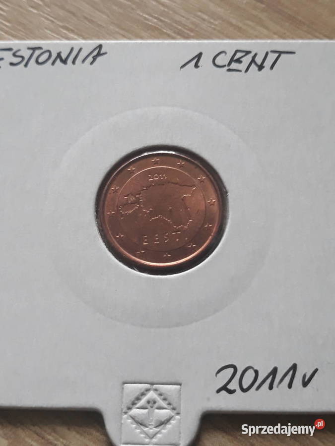 1 Eurocent Estonia 2011 r UNC Konin
