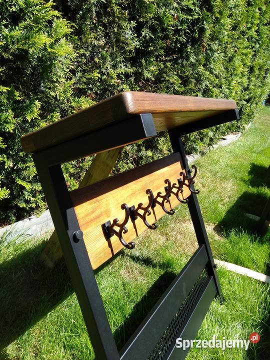 meble loftowe do przedpokoju wieszak siedzisko Radom