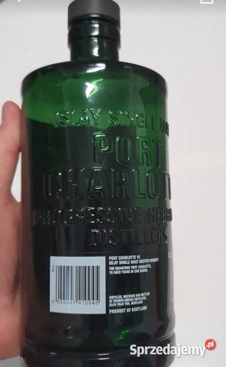 Pusta butelka whisky 1 L Dąbrowa Tarnowska