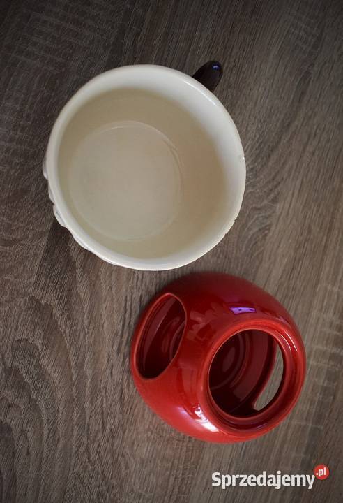 Kubek do fondue gorącej czekolady ceramiczny Chełmno