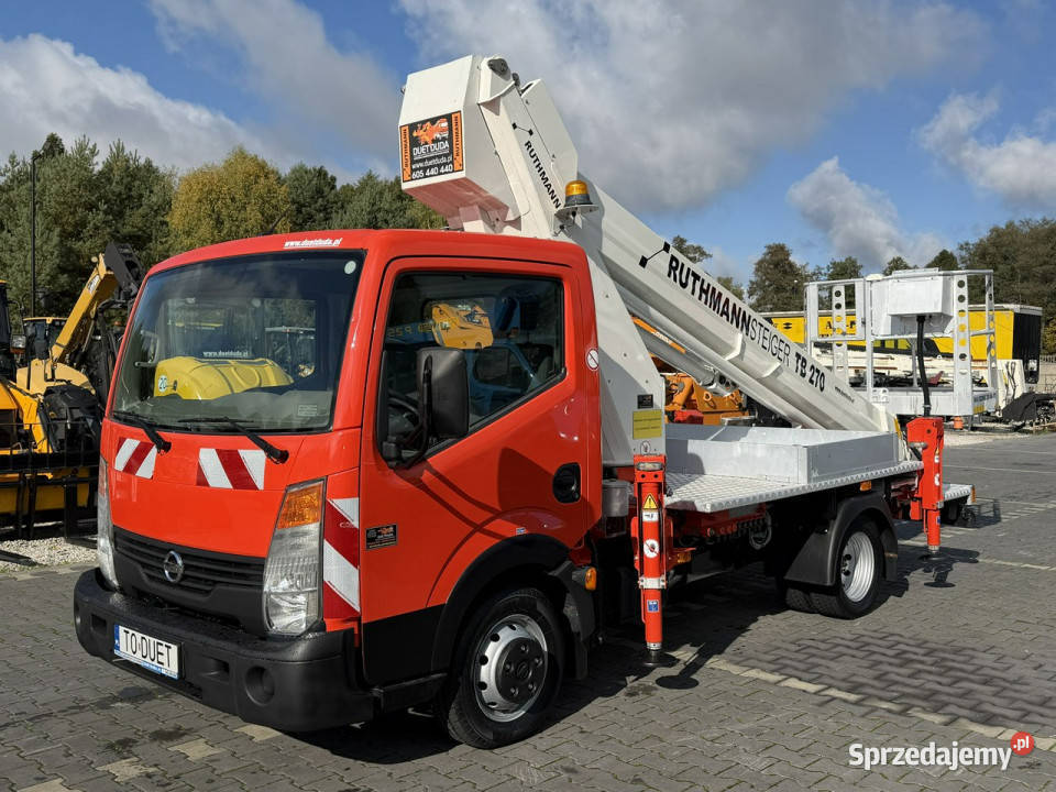 Nissan Cabstar Podnośnik Koszowy RUTHMANN TB 270 2488cm3 Widełki