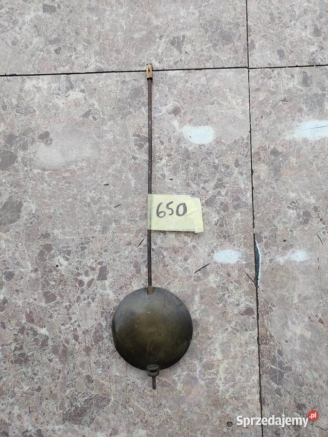 650 Wahadło starego zegara francuza soczewka 55 pomorskie Tczew