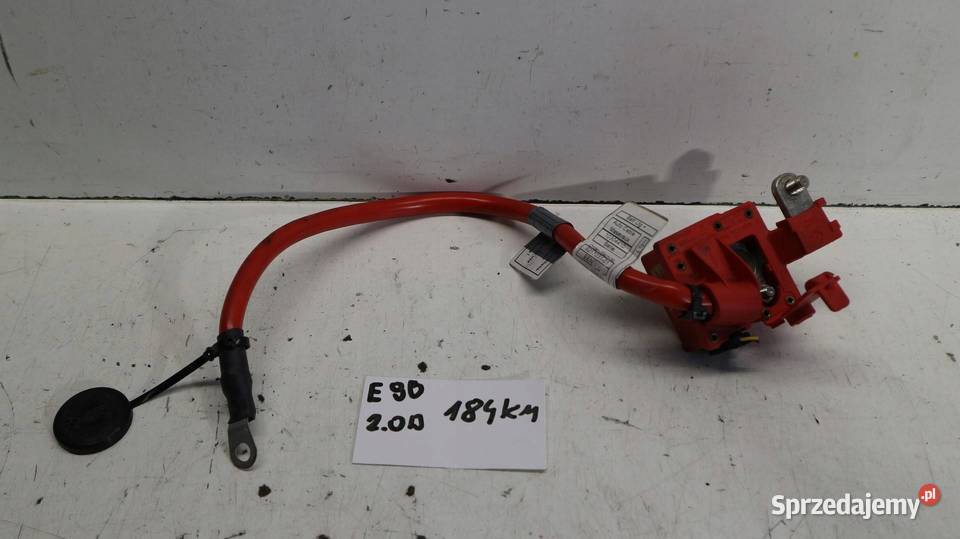 KLEMA PLUSOWA PRZEWÓD BMW E90 20 D 9217031 Materiały instalacyjne wielkopolskie