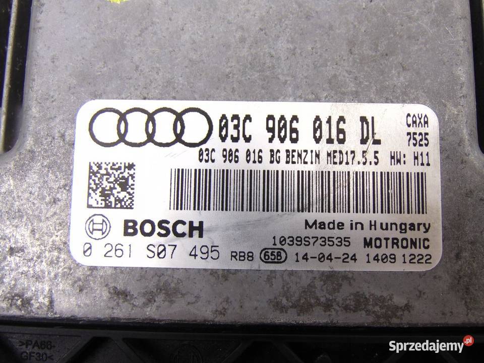 KOMPUTER SILNIKA 03C906016DL 14 TSI AUDI A1 8X małopolskie sprzedam