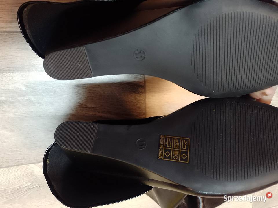 4243 Ekskluzywne czarne wygodne kozaki kowbojki inna Kraków