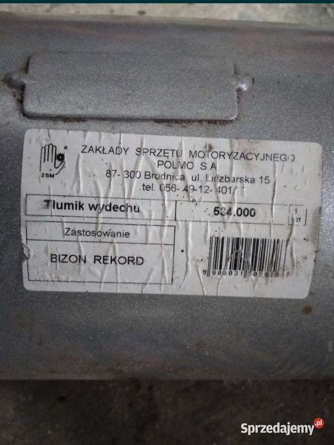 Tłumik wydechowy bizon rekord podlaskie Hajnówka