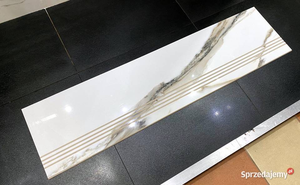 MARMUR NA SCHODY Calacatta Carrara stopnica Łask sprzedam