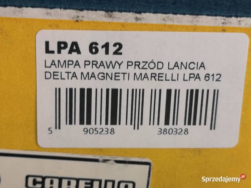 LAMPA PRAWY PRZÓD LANCIA DELTA 19791986 NOWA