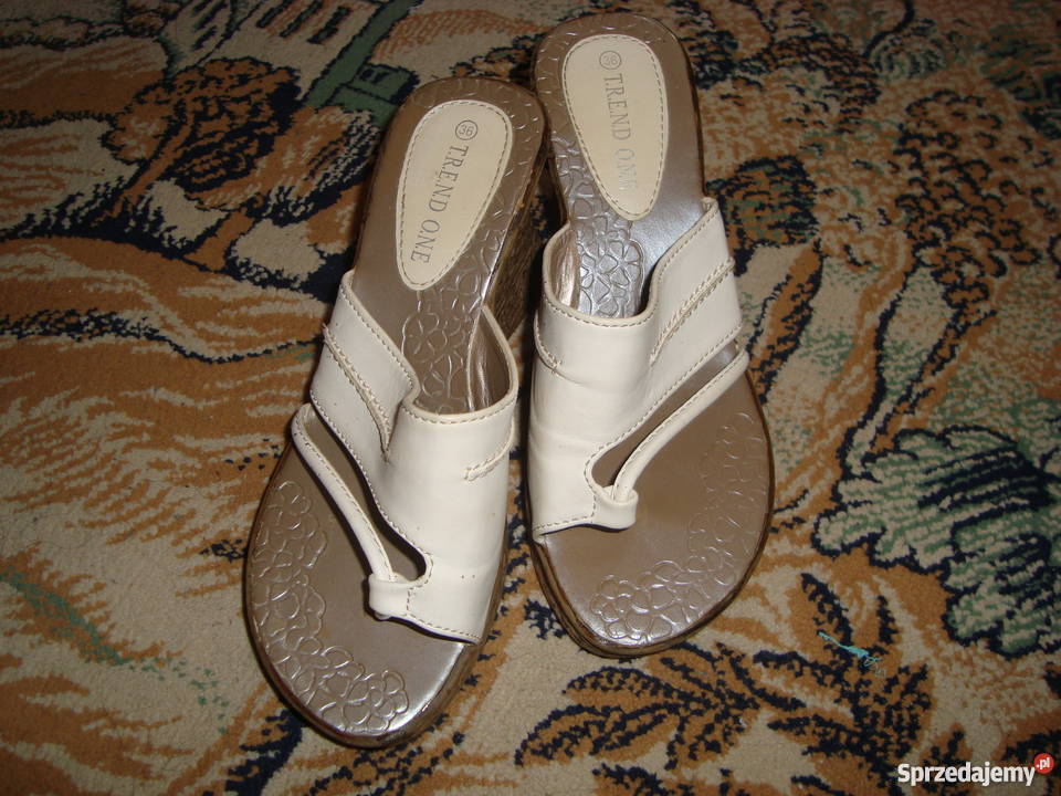 Sandałki TREND ONE letnie 36 damskie białe Ostrołęka