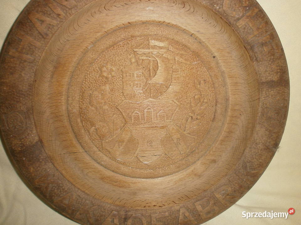 DREWNIANY TALERZ FABRYKA KAKAO Pozostałe