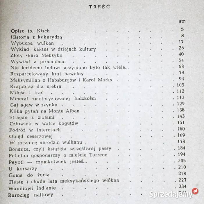 Meksyk Egon Erwin Kisch Rok wydania 1951 Chełm