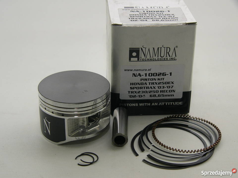 TŁOK komplet tłokowy NAMURA 6865 mm TRX 250 EX Zabrze