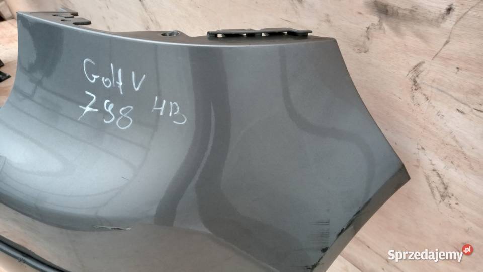 VW GOLF V HB ZDERZAK TYŁ LA7T Motoryzacja wielkopolskie Zbierkowo