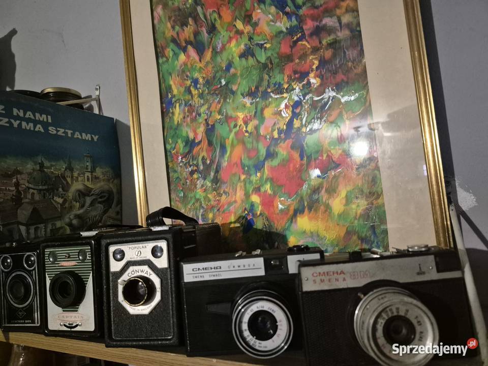 Kolekcja starych aparatów foto podkarpackie