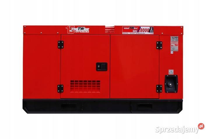 AGREGAT GENERATOR PRĄDOTWÓRCZY WYCISZONY 28KVA Agregaty prądotwórcze Ząbkowice Śląskie sprzedam