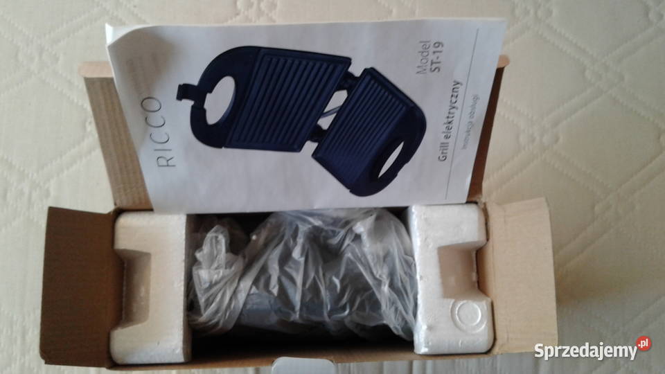 Grill Elektryczny RICCO model ST19 700800W NOWY AGD drobne Łomża