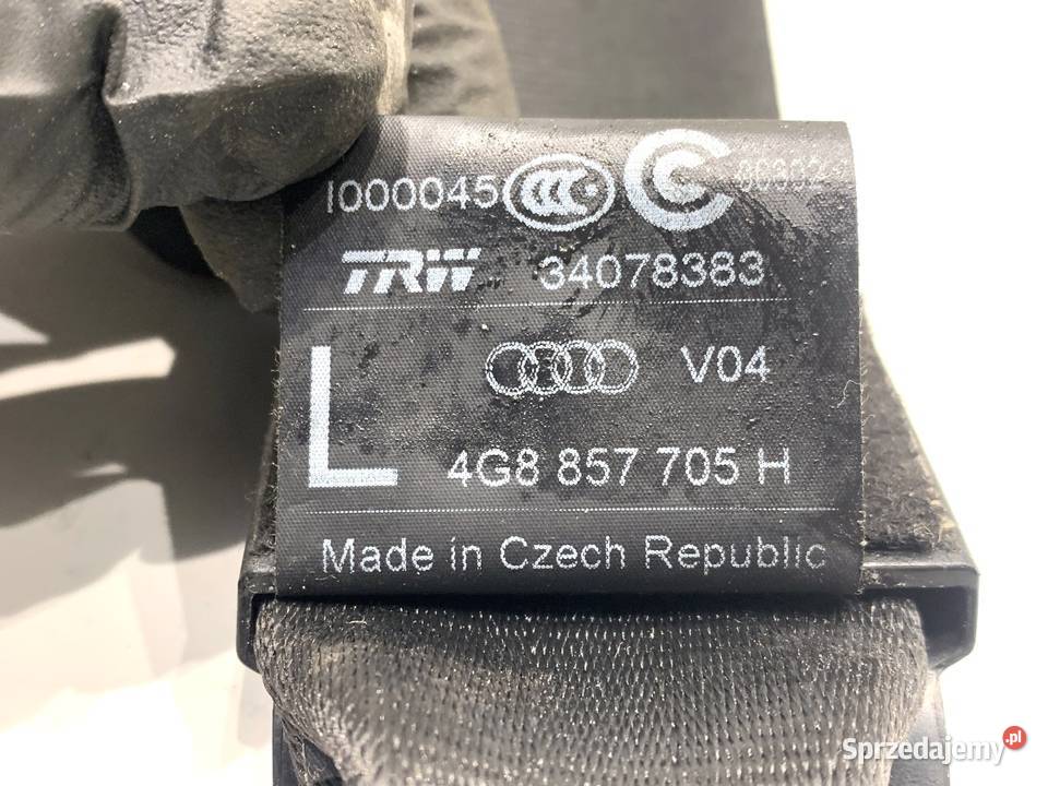 PAS BEZPIECZEŃSTWA LEWY PRZÓD AUDI A7 4G