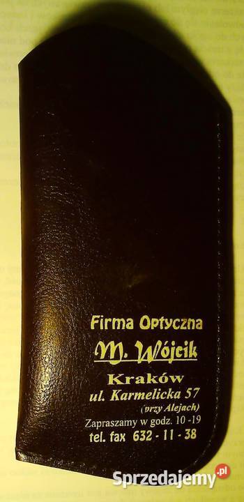 Futerał na okulary sztywny z tworzywa Kraków sprzedam