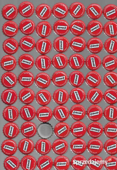 Kapsle polskie Królewskie czerwone Puławy sprzedam