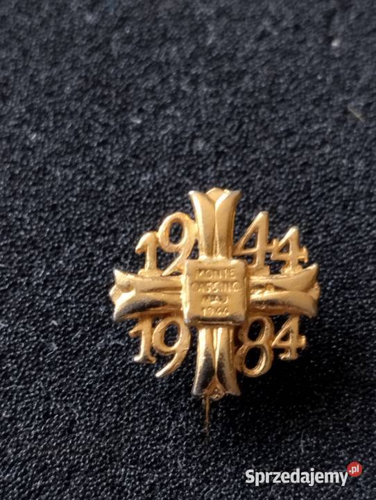Odznaka 40 lecie Bitwy o Monte Cassino Militaria Poznań
