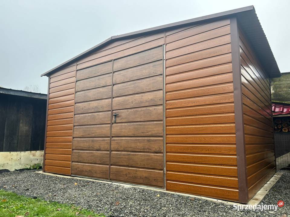 Garaż Blaszany Wiatka Magazyn na Narzędzia 20m2 lubelskie Ryki