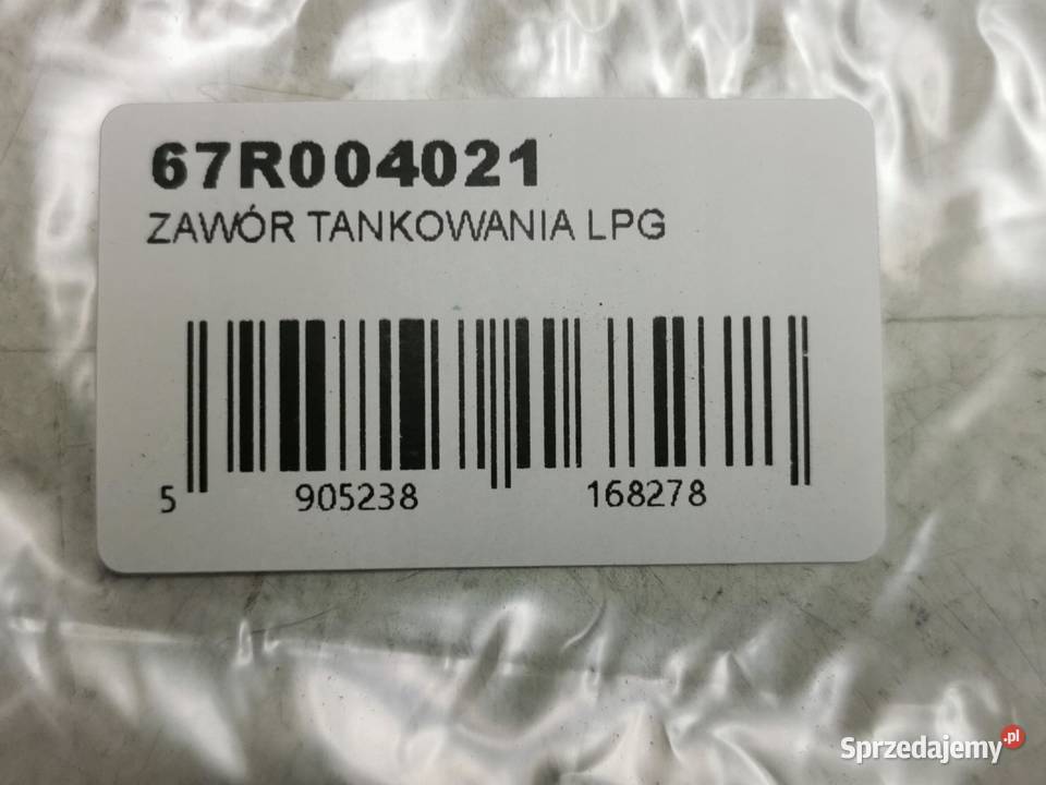 ZAWÓR TANKOWANIA LPG 67R004021