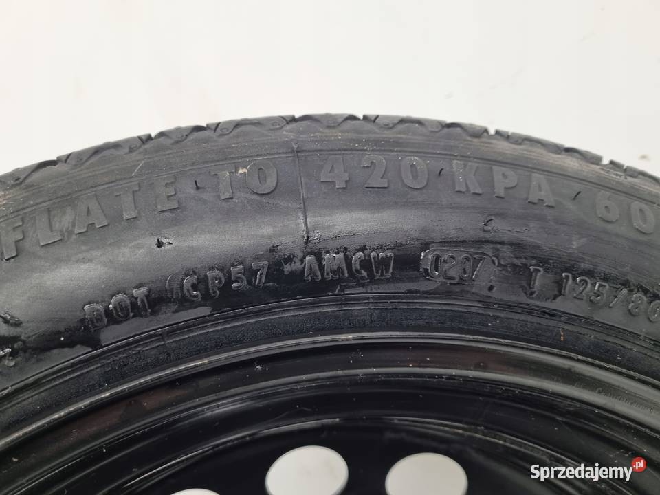 KOŁO DOJAZDOWE 12580 R17 9209872 5x108 Chełm sprzedam