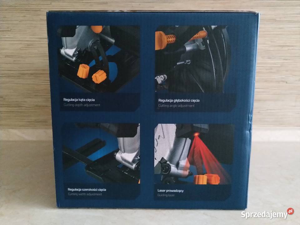 NAJTANIEJ Pilarka Tarczowa z Laserem 185mm 1200W śląskie Zabrze