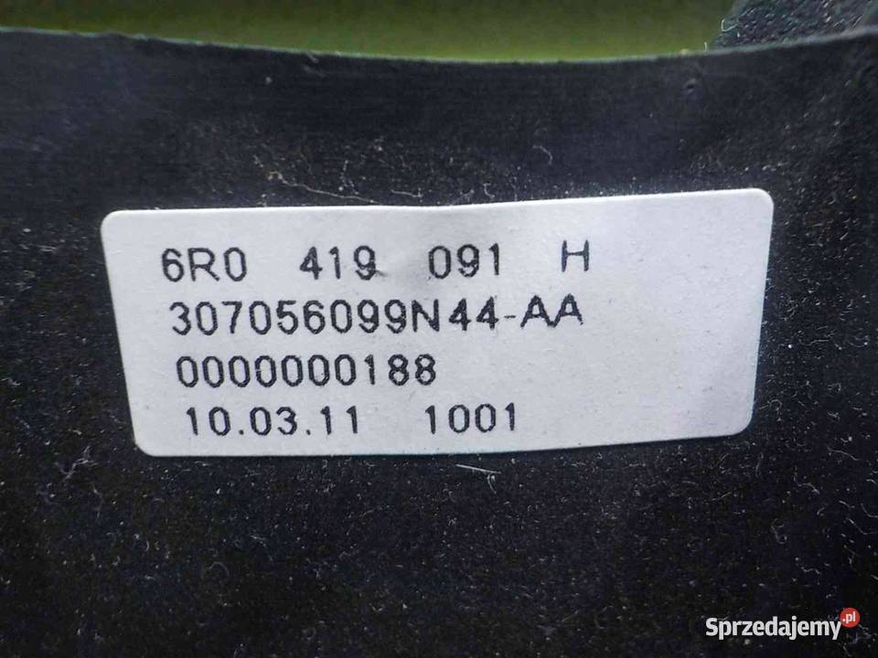 VW POLO V 6R 12 B 10r kierownica 6R0419091H mazowieckie Suków