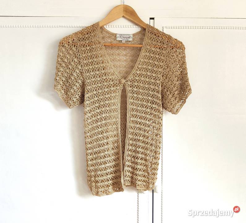 Beżowa narzutka vintage 38 M 40 L Adelsten retro Rozmiar 38(M) zachodniopomorskie Szczecin