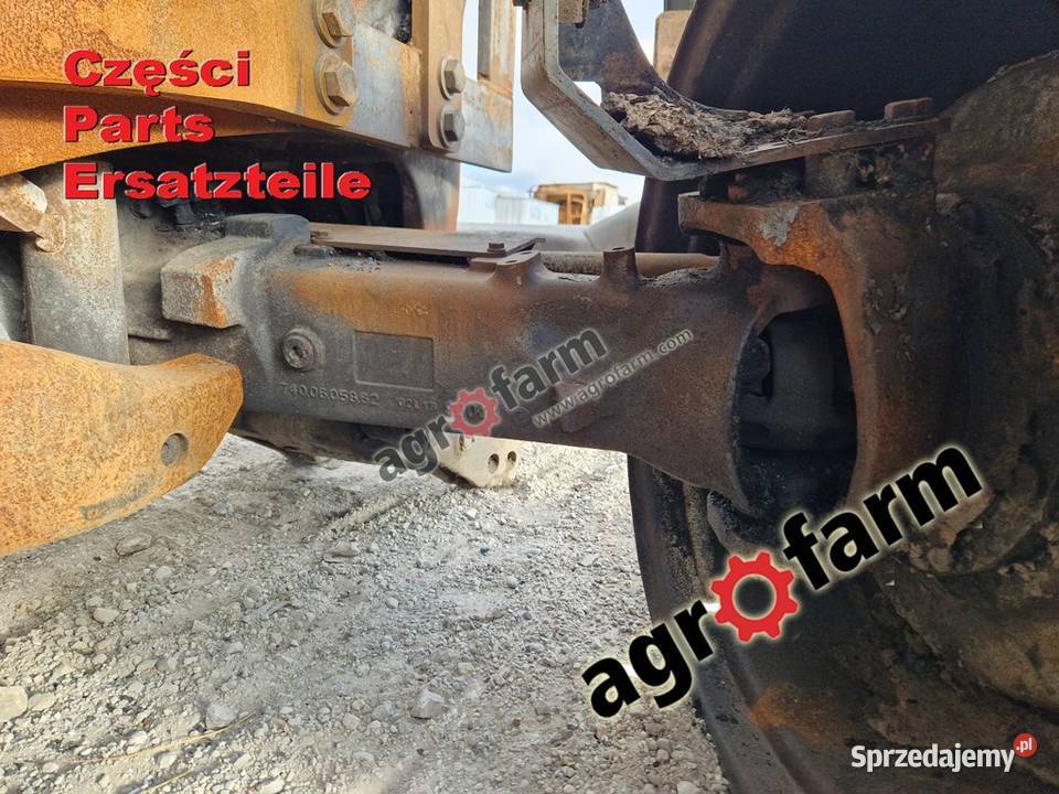 Valtra N174 części skrzynia biegów most przedni Byków