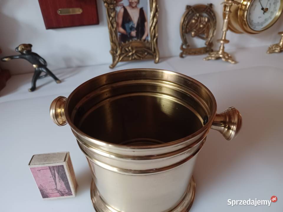 Mosiężna donica Kolekcja Poznań