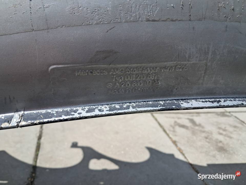 Mercedes w215 zderzaki AMG podkarpackie Przemyśl