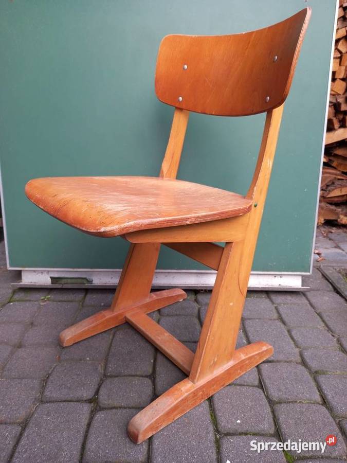 Krzesło szkolne Casala Niemcy lata 60 vintage sprzedam